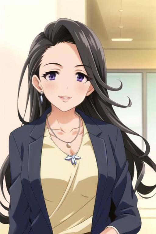 (masterpiece),  takahashi reiko,  black hair on Tensor.Art