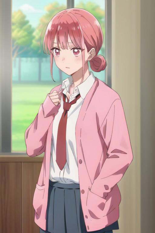 (masterpiece),  chono hina,  pink hair on Tensor.Art