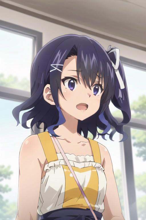 (masterpiece),  yokoya riko,  purple hair on Tensor.Art