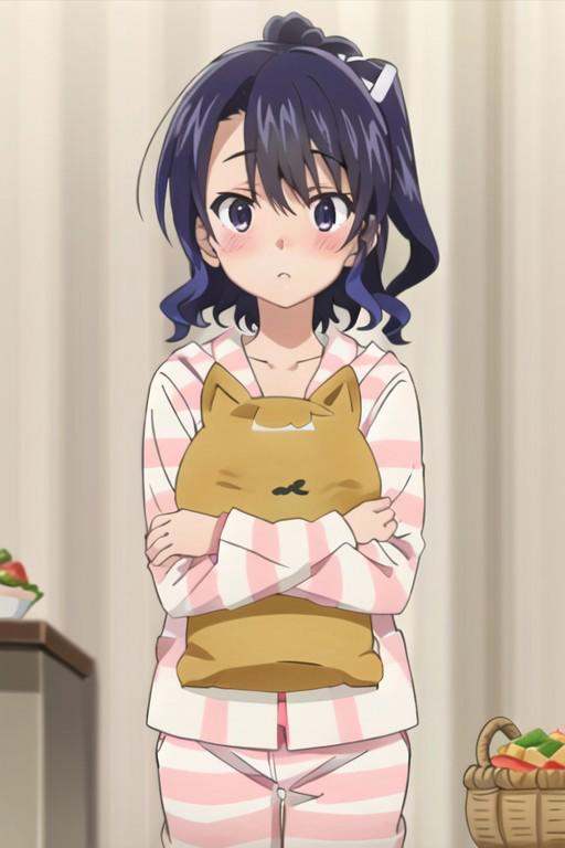 (masterpiece),  yokoya riko,  purple hair on Tensor.Art