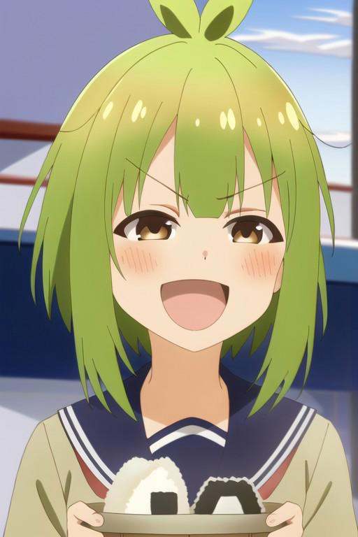 (masterpiece),  bashame meme,  green hair on Tensor.Art