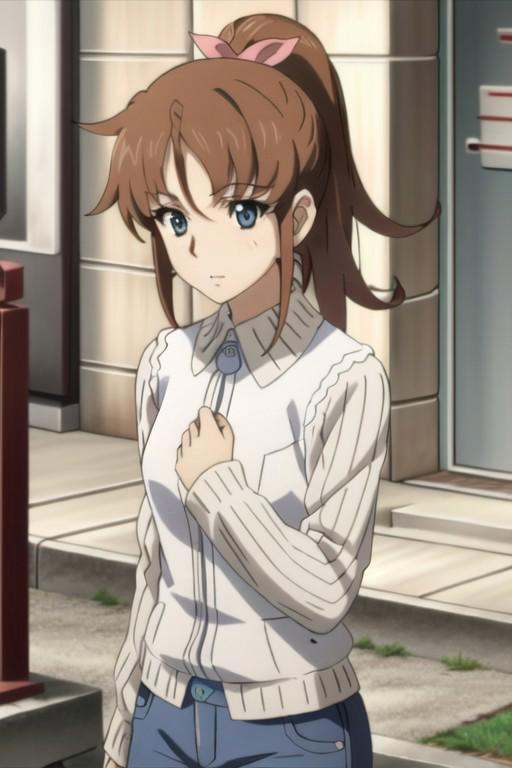 (masterpiece),  kiryu mikage,  brown hair on Tensor.Art