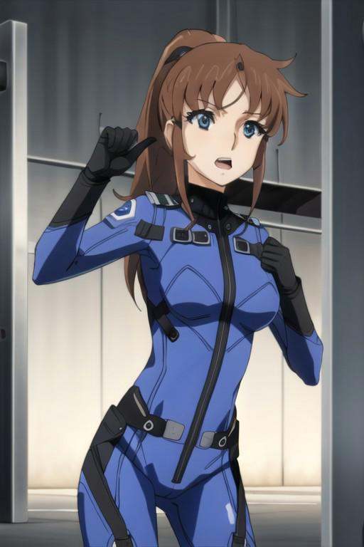 (masterpiece),  kiryu mikage,  brown hair on Tensor.Art