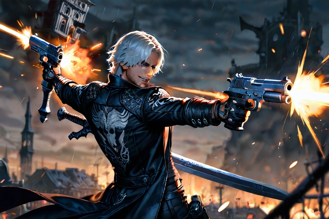 realistic anime background theme,  Devil May Cry 5 theme,  Devil May Cry 5 \(theme\) on Tensor.Art