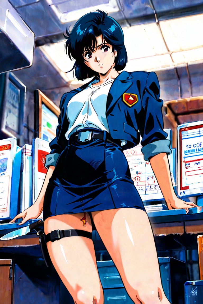 1girl,  solo,  nogami saeko \(city hunter\) on Tensor.Art