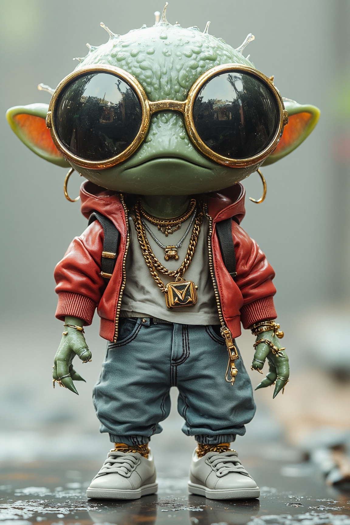 mini thug alien character on Tensor.Art