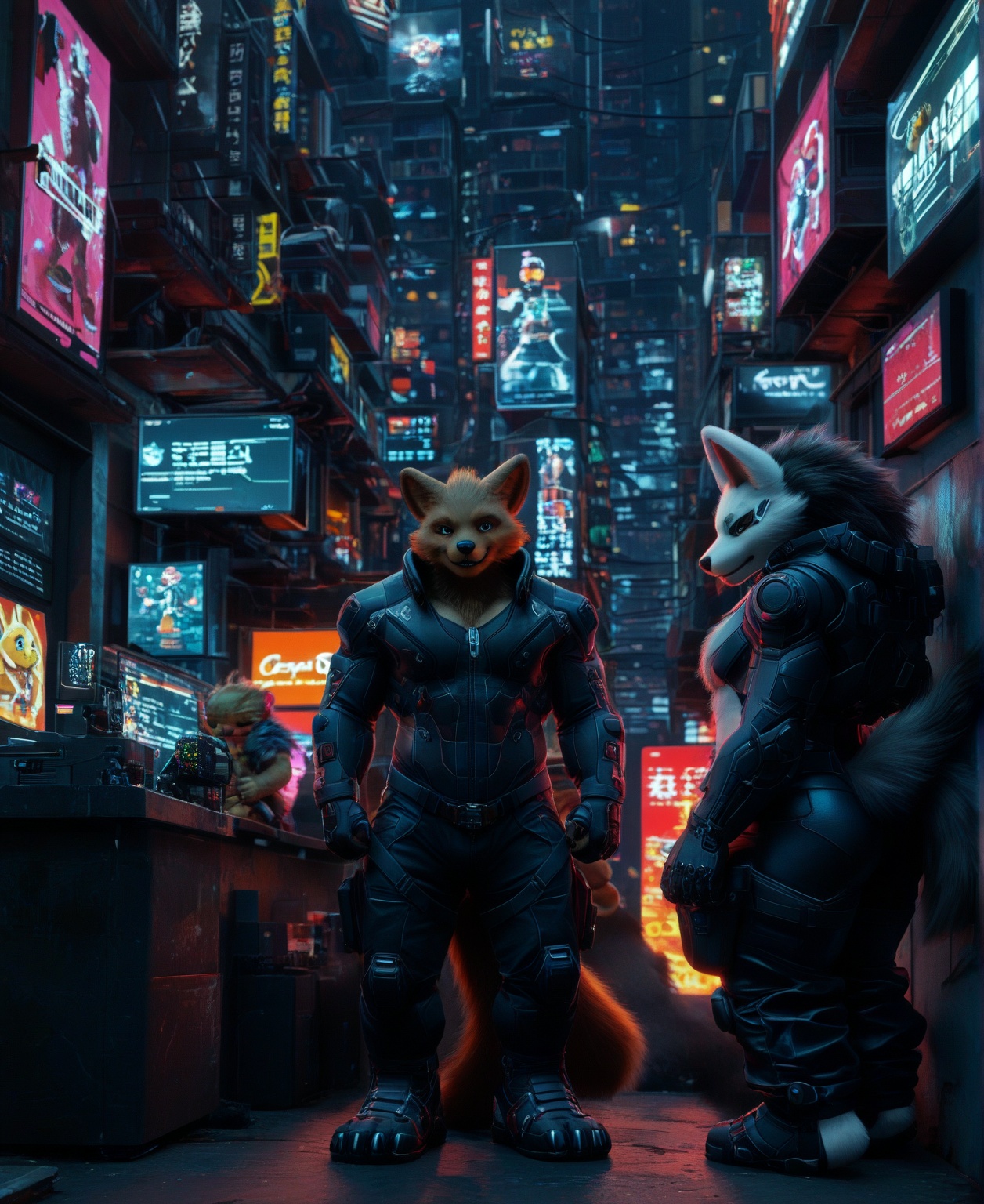 2077,  Cyber2077,  Furry on Tensor.Art