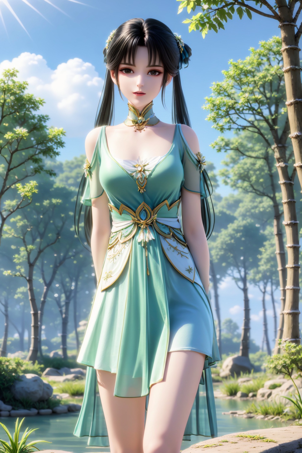 1girl,  solo,  long hair on Tensor.Art