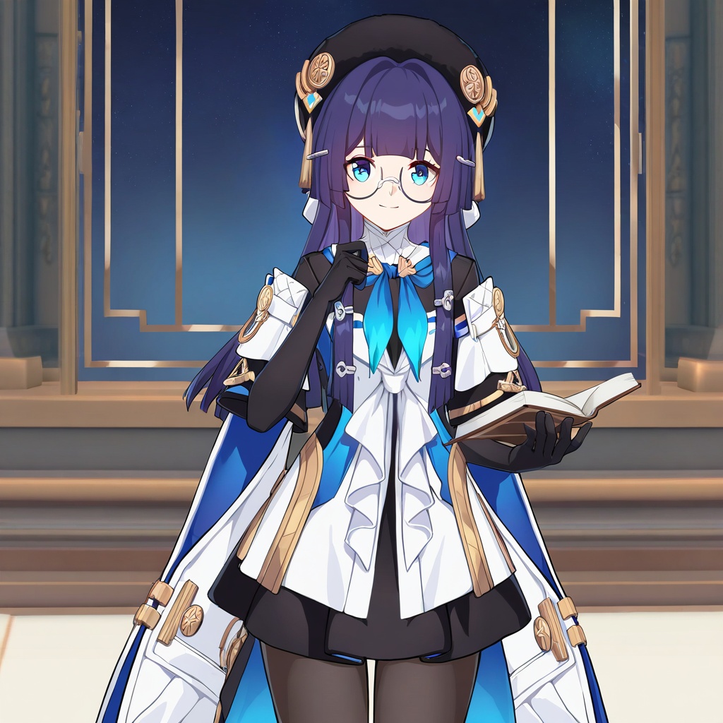 Pela (honkai star rail),  black hair,  long hair on Tensor.Art