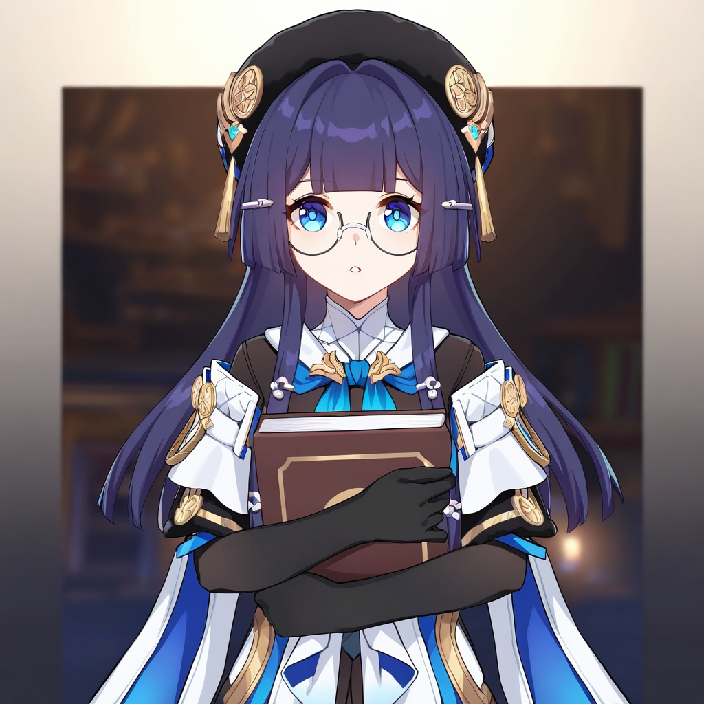 Pela (honkai star rail),  black hair,  long hair on Tensor.Art