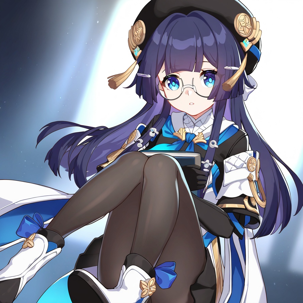 Pela (honkai star rail),  black hair,  long hair on Tensor.Art