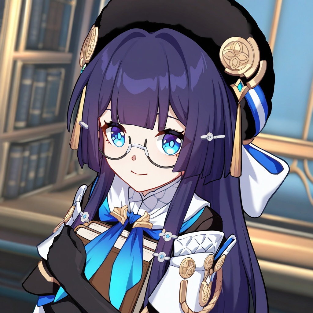 Pela (honkai star rail),  black hair,  long hair on Tensor.Art