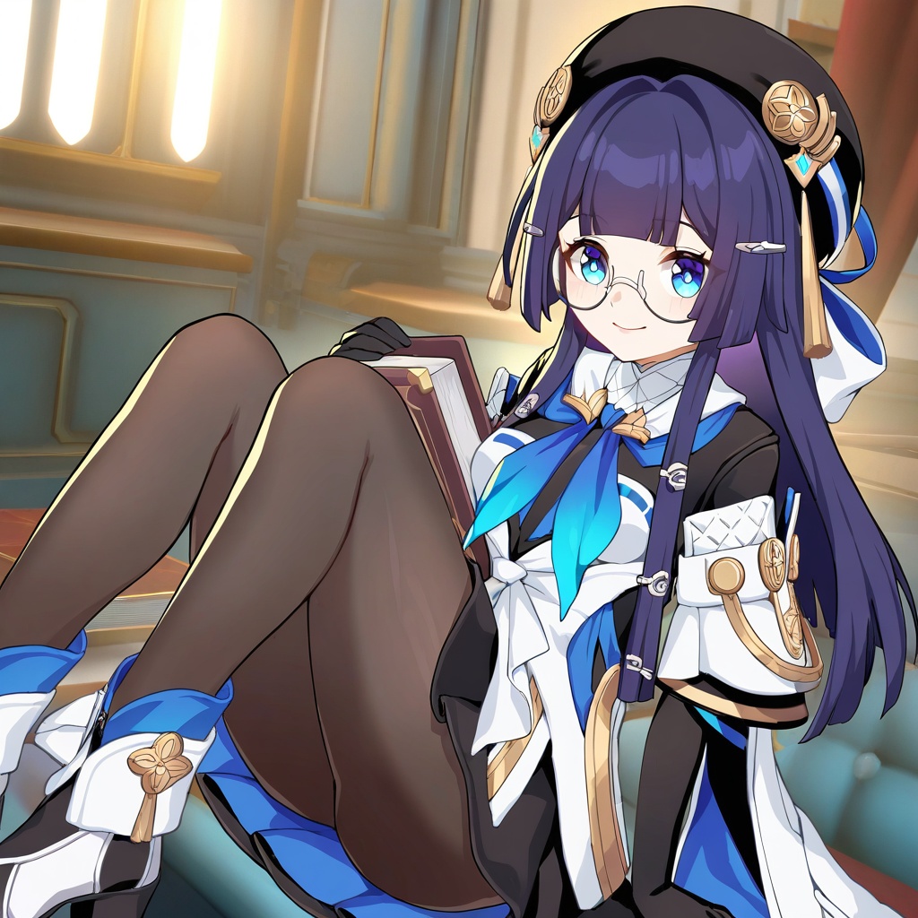 Pela (honkai star rail),  black hair,  long hair on Tensor.Art