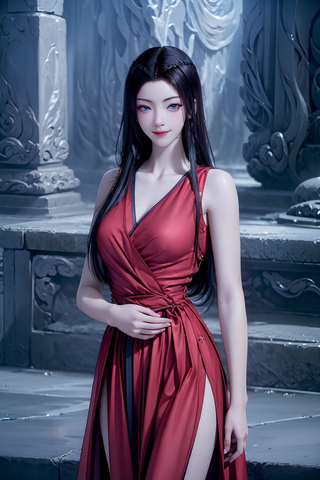 1girl,  solo,  long hair on Tensor.Art