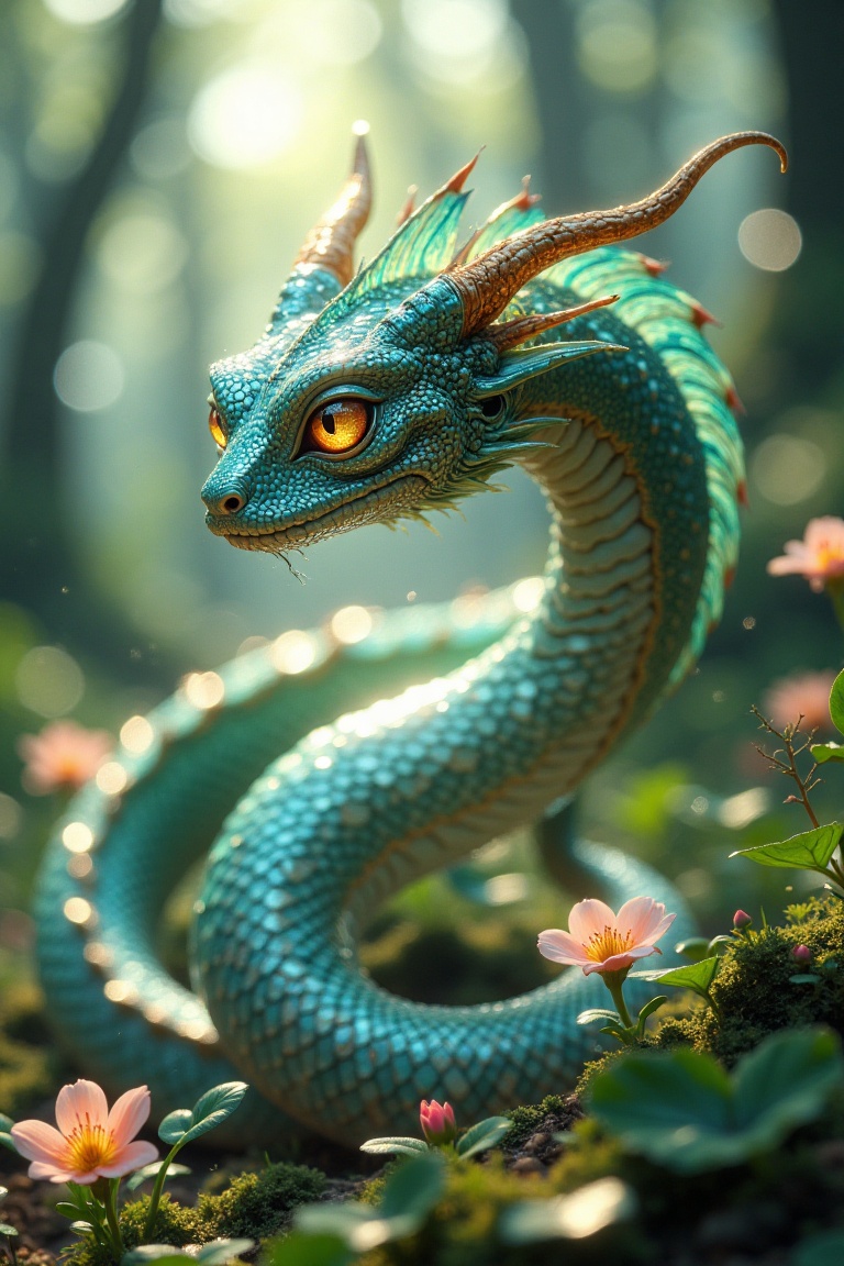 Animestyle art,  illustration: In a mesmerizing,  poetic scene on Tensor.Art