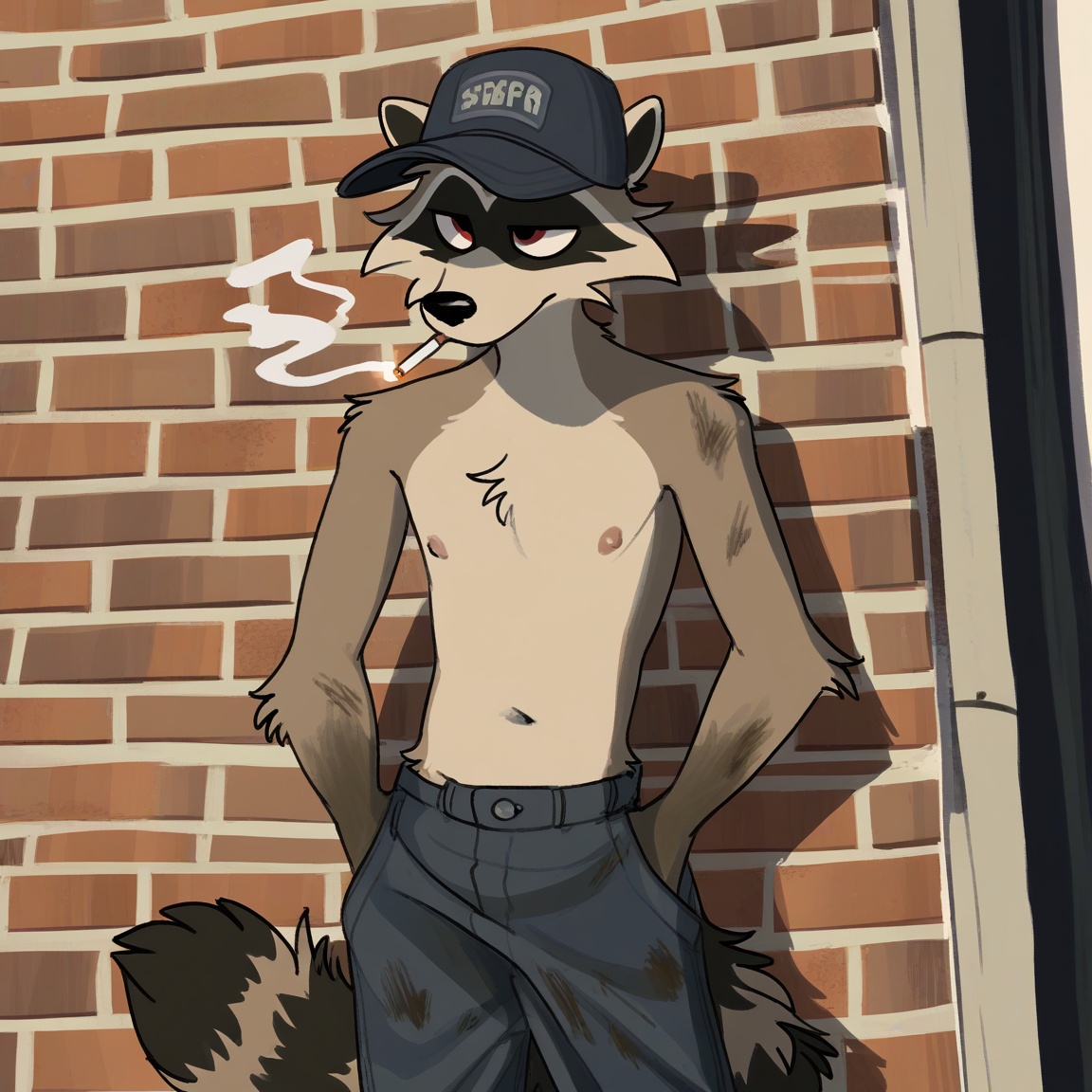 zucchinifuzz,  procyonid,  raccoon on Tensor.Art