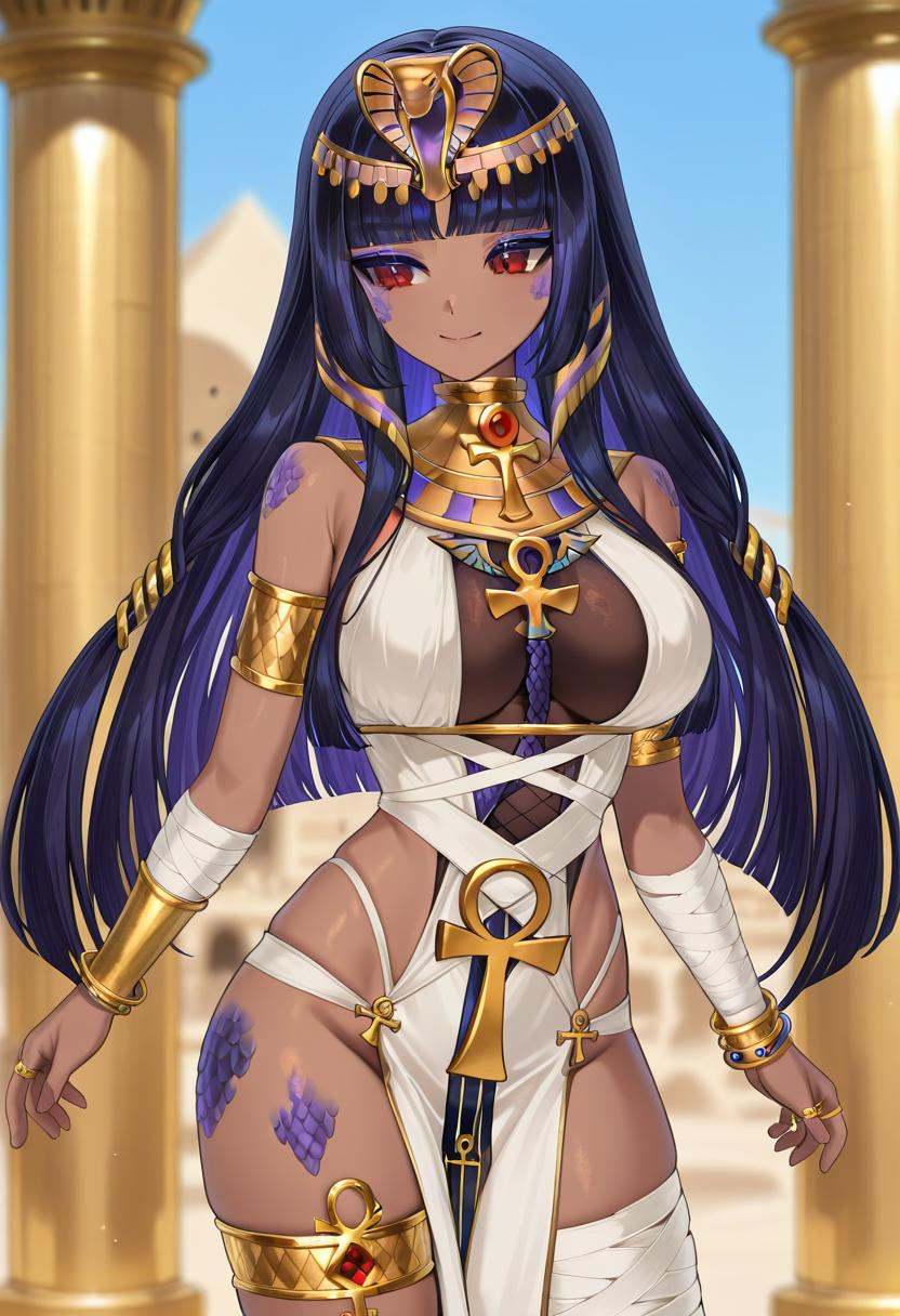 NayaOnuphyrus,  1girl,  ankh on Tensor.Art