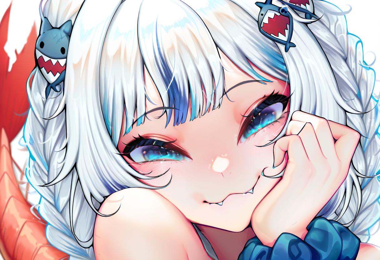 gawr gura,  1girl,  solo on Tensor.Art