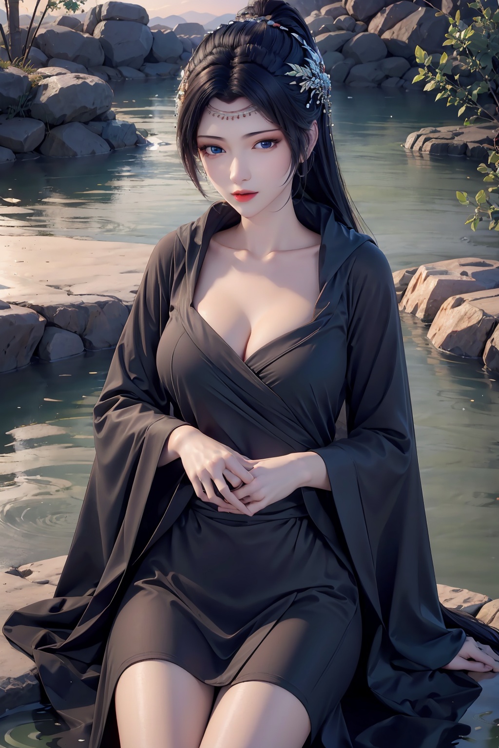 1girl,  solo,  long hair on Tensor.Art