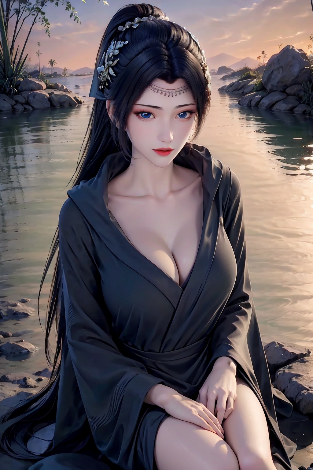 1girl,  solo,  long hair on Tensor.Art