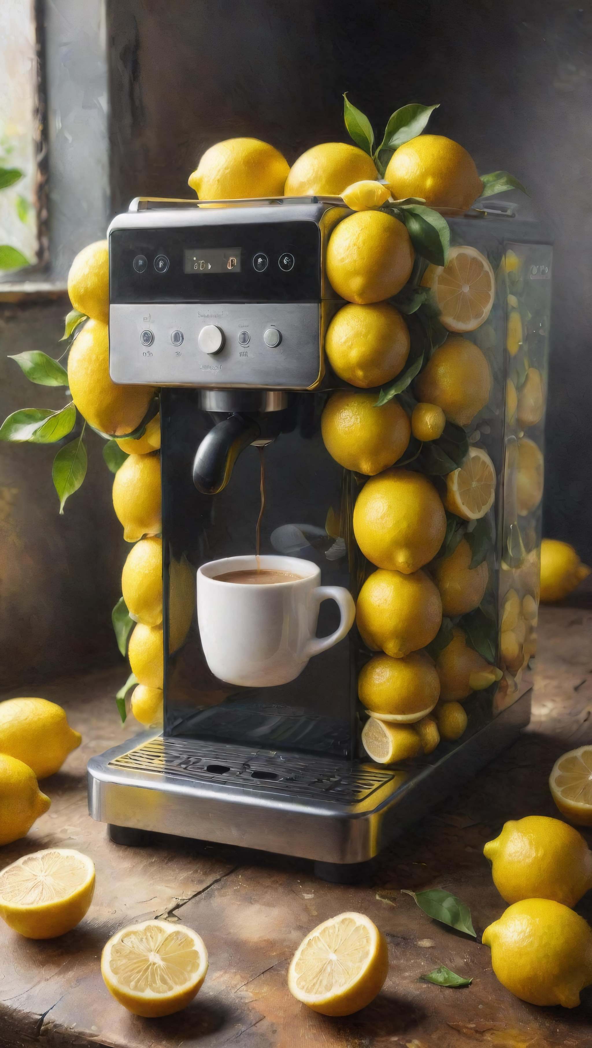 wl_lemons,  a coffee machine on Tensor.Art