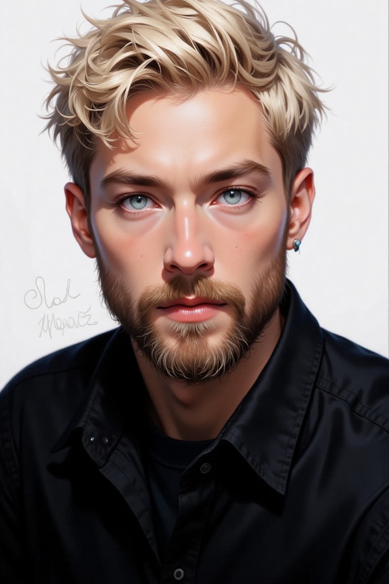 solo,  looking at viewer,  blue eyes on Tensor.Art