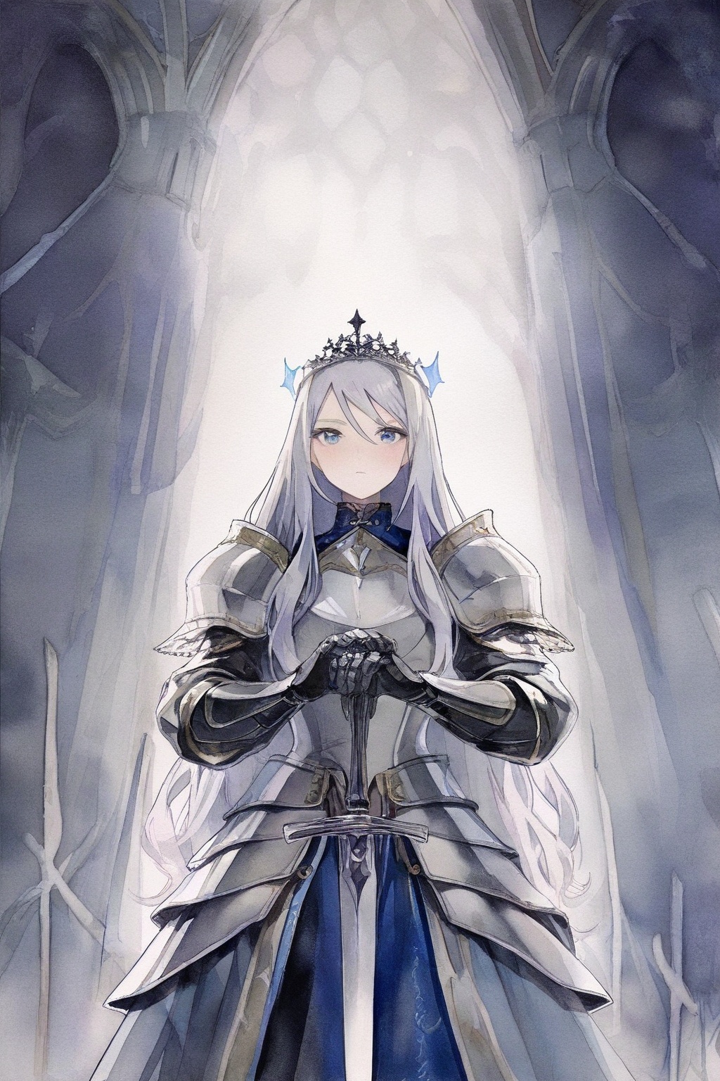 1girl,  upper body,  knightess on Tensor.Art