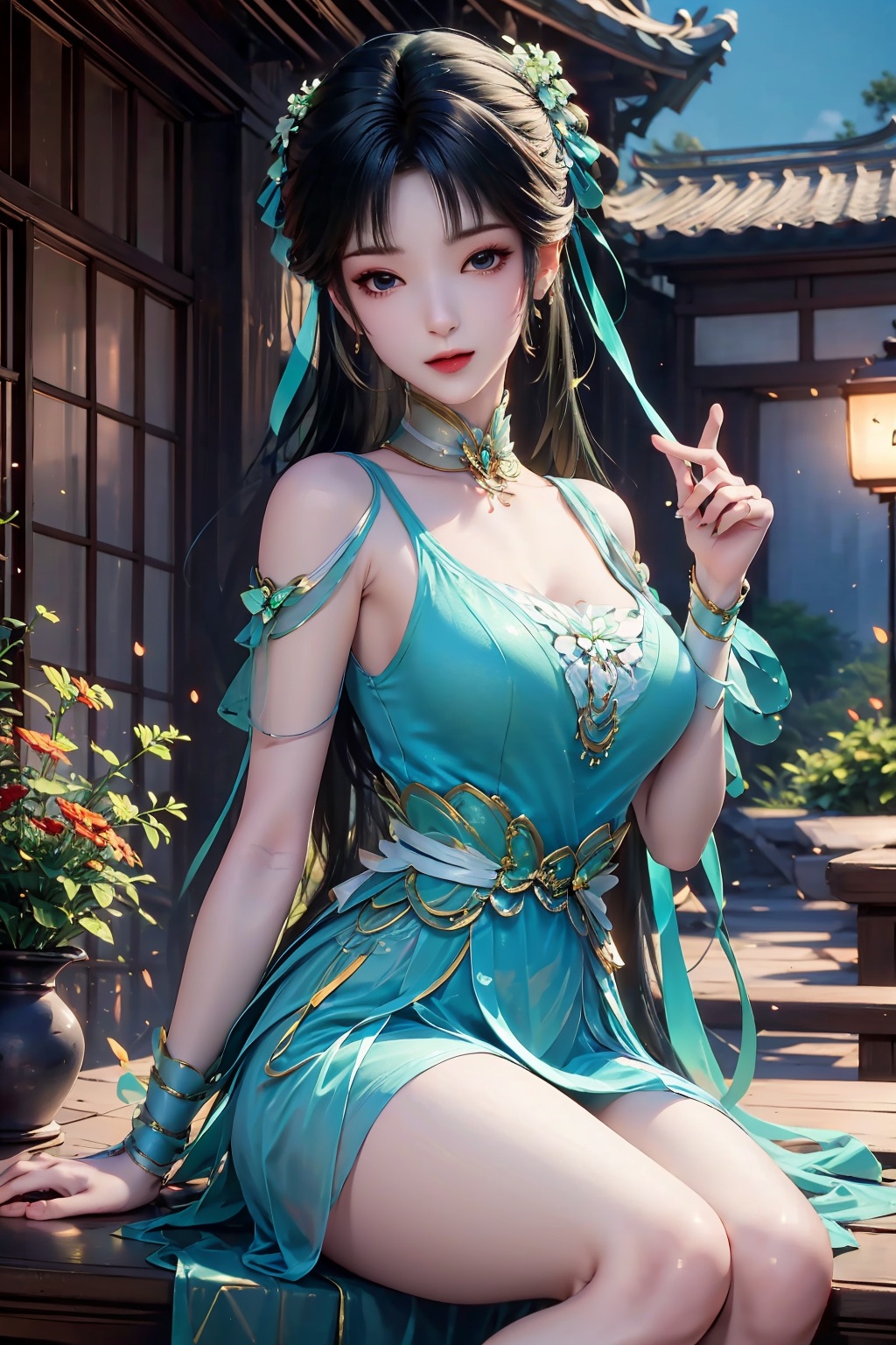 1girl,  solo,  long hair on Tensor.Art