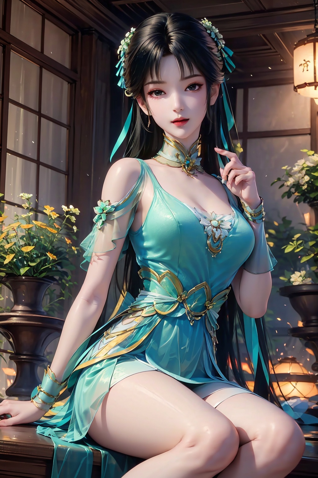 1girl,  solo,  long hair on Tensor.Art