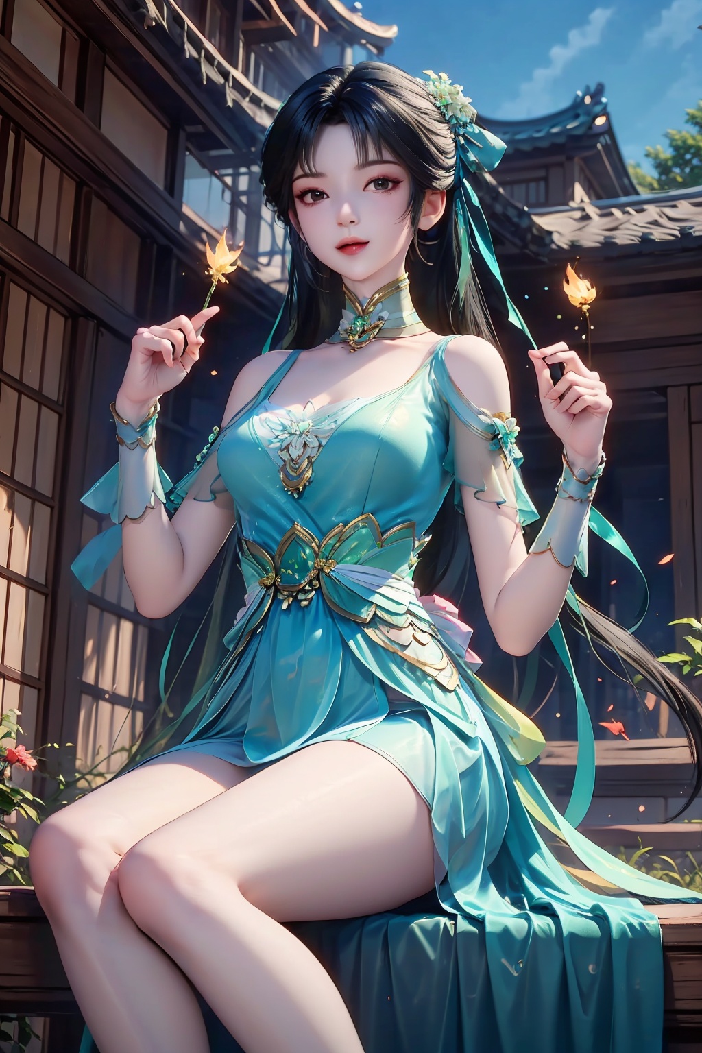 1girl,  solo,  long hair on Tensor.Art