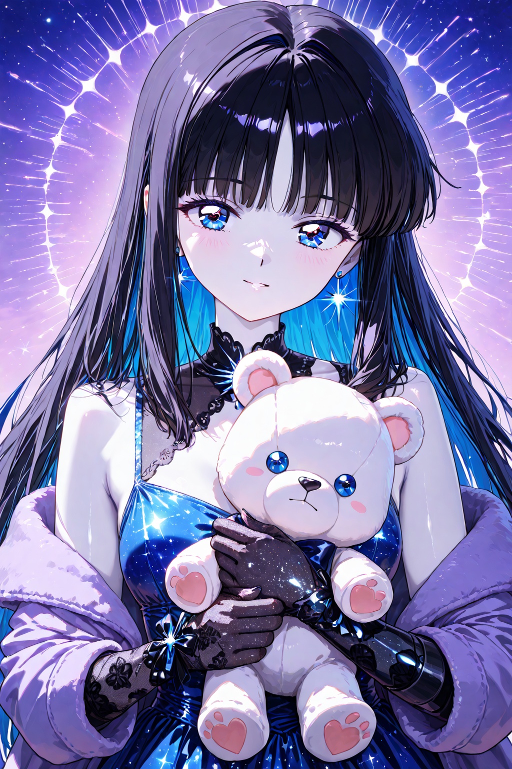 1girl,  black hairs,  long hair on Tensor.Art