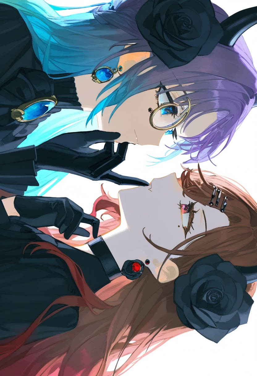 asakura toru,  higuchi madoka,  2girls on Tensor.Art
