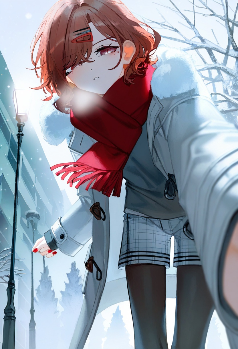 higuchi madoka,  1girl,  tree on Tensor.Art