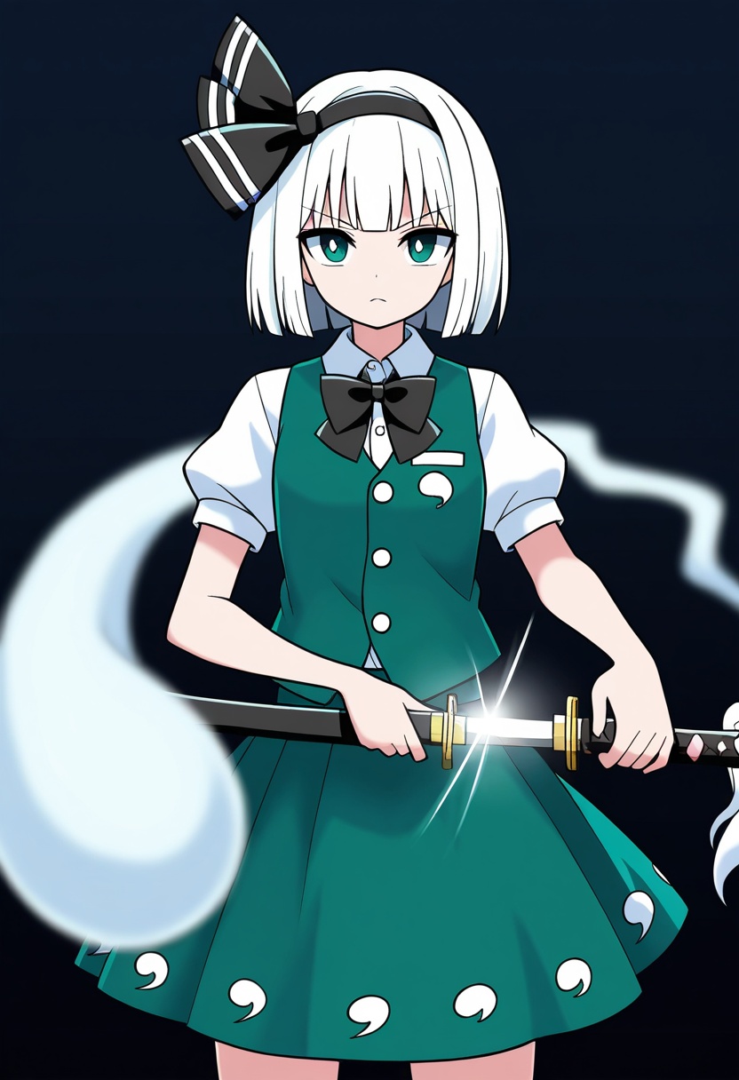 1girl,  konpaku youmu,  konpaku youmu \(ghost\) on Tensor.Art