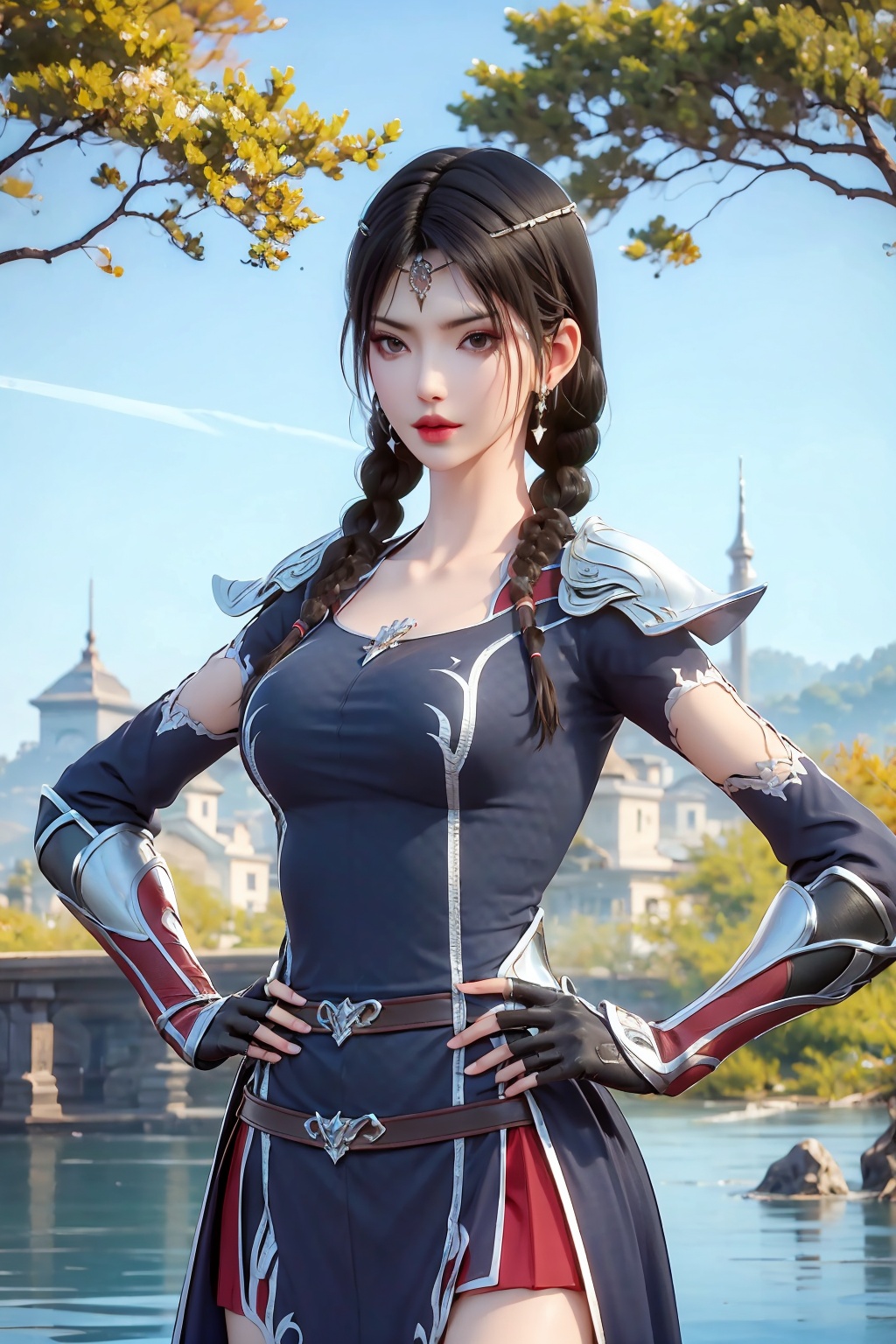 1girl,  solo,  long hair on Tensor.Art