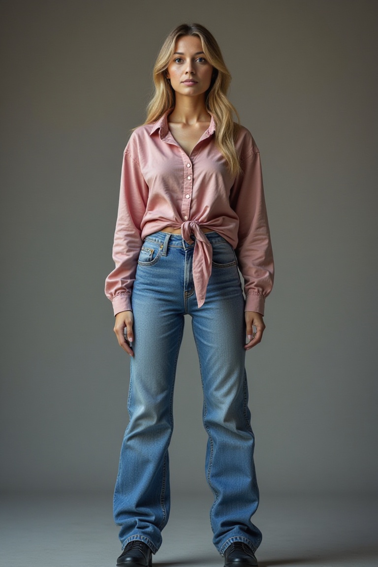 jeans and shirt,  PolyModel on Tensor.Art