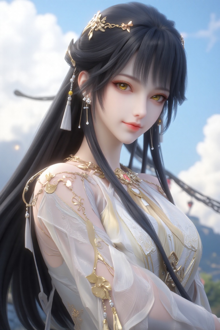 1girl,  solo,  long hair on Tensor.Art