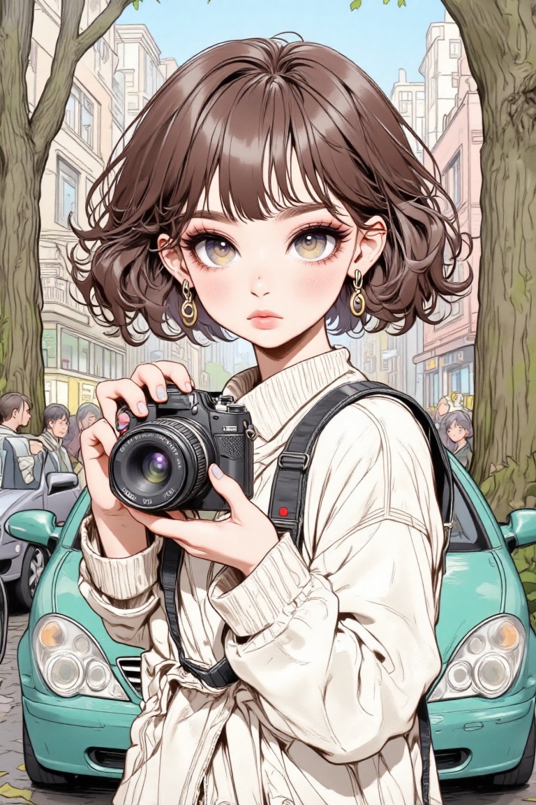 1girl,  solo,  looking at viewer on Tensor.Art