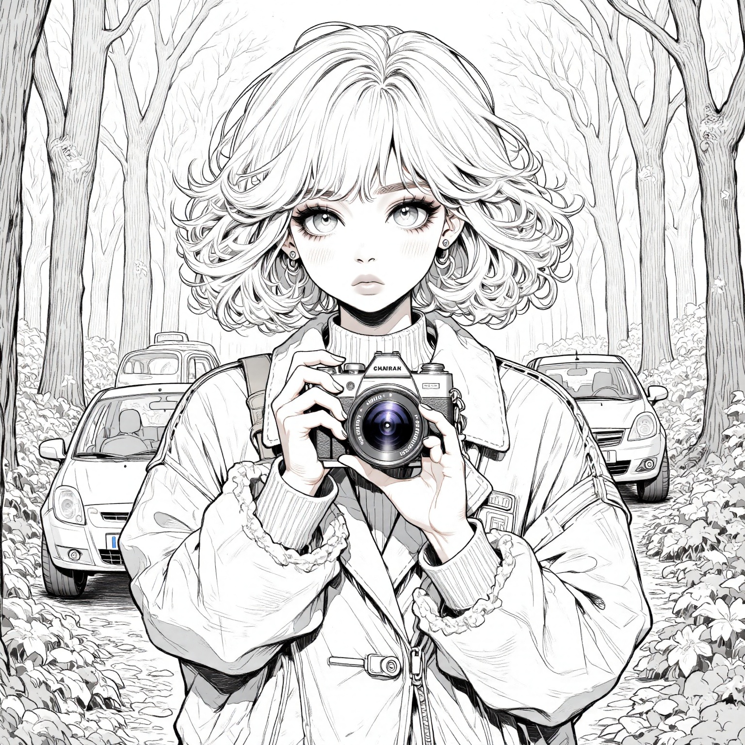 1girl,  solo,  looking at viewer on Tensor.Art