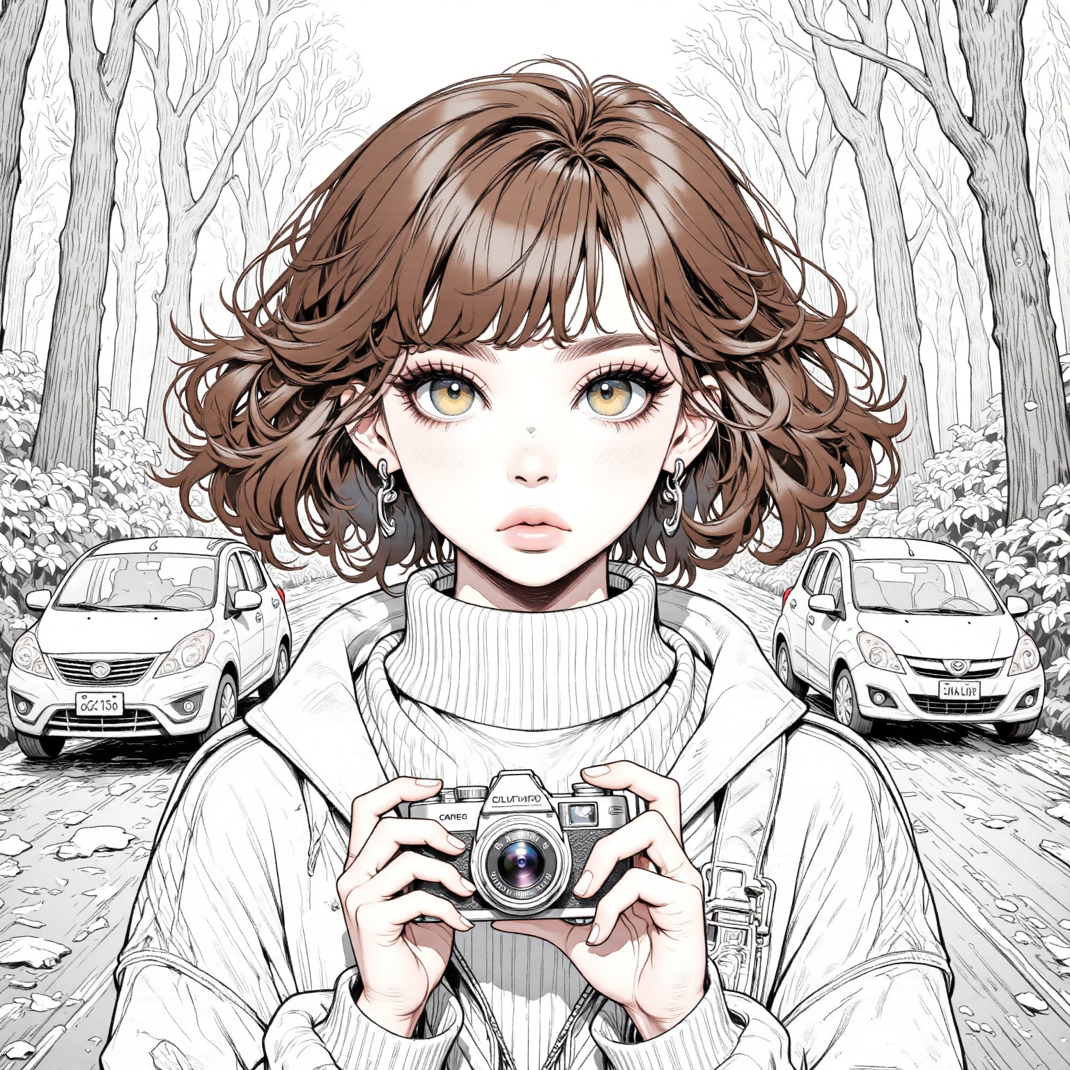 1girl,  solo,  looking at viewer on Tensor.Art