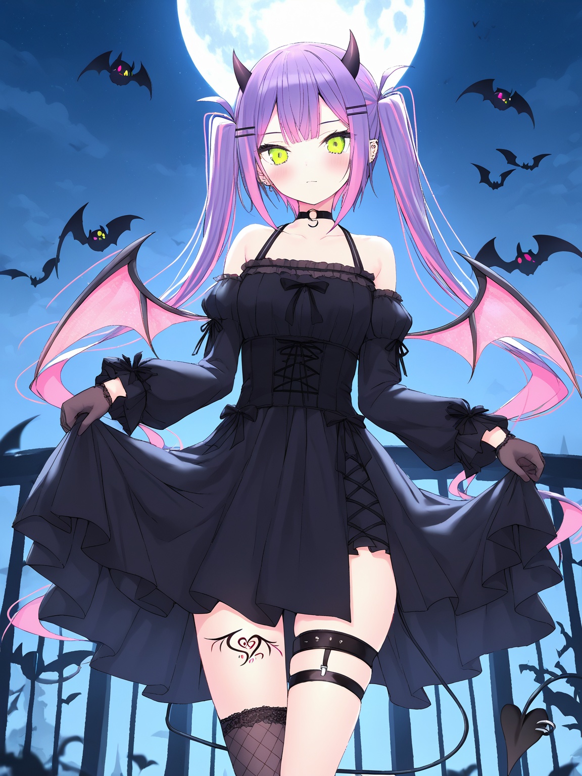 tokoyami towa,  bibi \(tokoyami towa\),  1girl on Tensor.Art