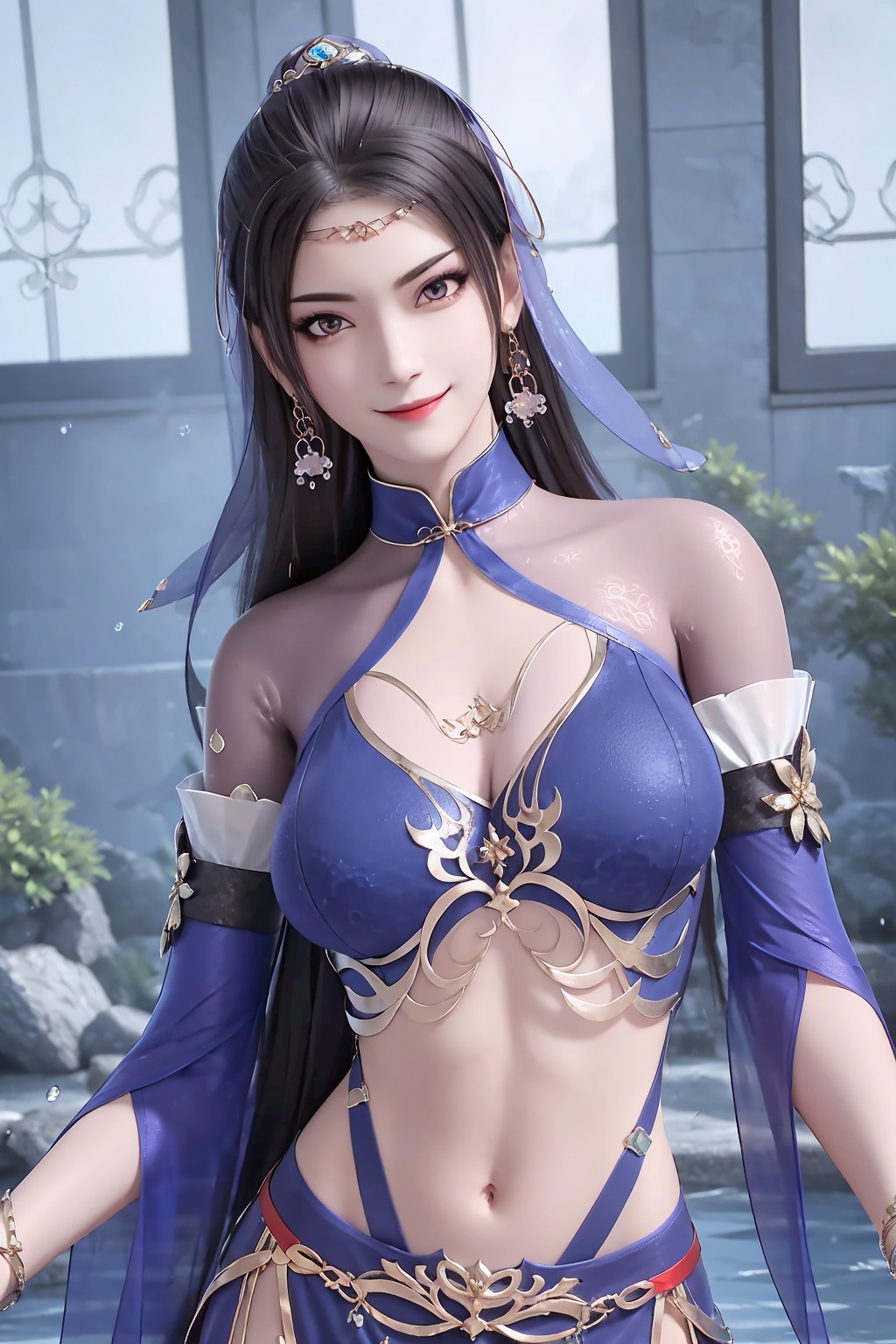 1girl,  solo,  long hair on Tensor.Art