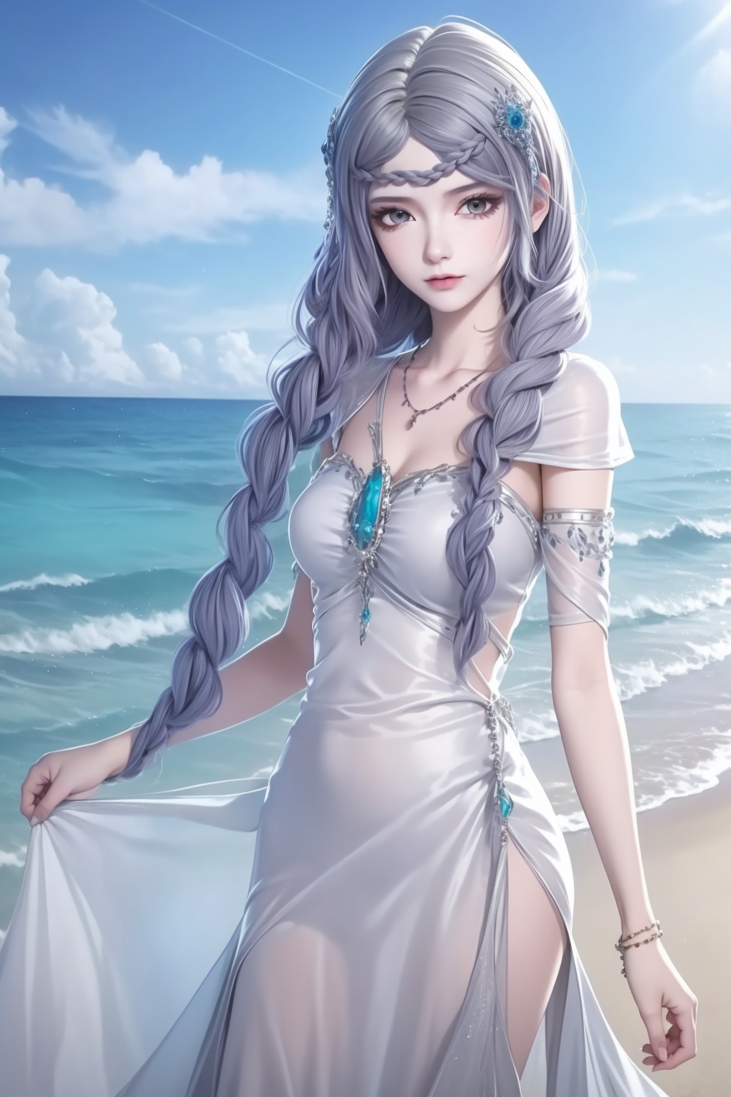 1girl,  solo,  long hair on Tensor.Art