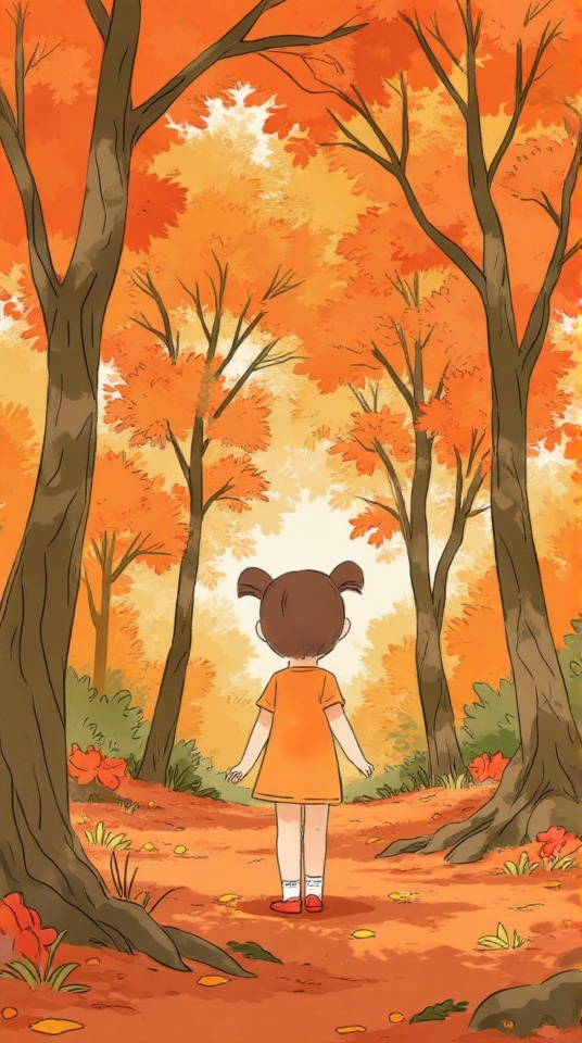 girl in orange trees forest,  perfect body,  pefect arms on Tensor.Art
