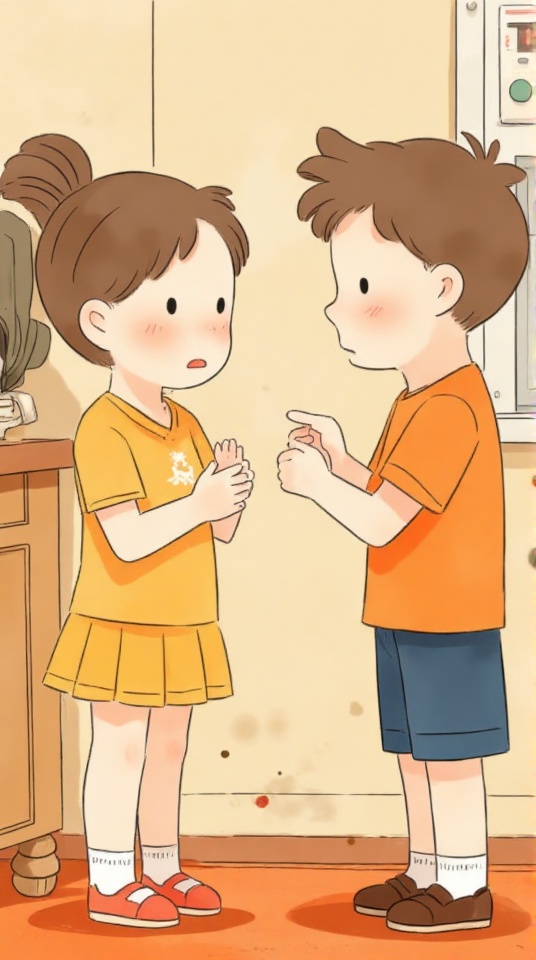 girl speaks with boy,  perfect body,  pefect arms on Tensor.Art