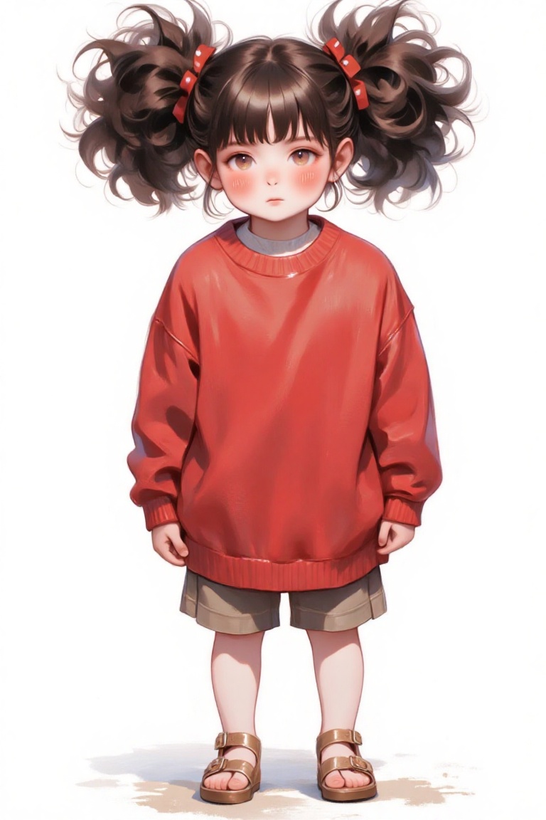 1girl,  solo,  blush on Tensor.Art