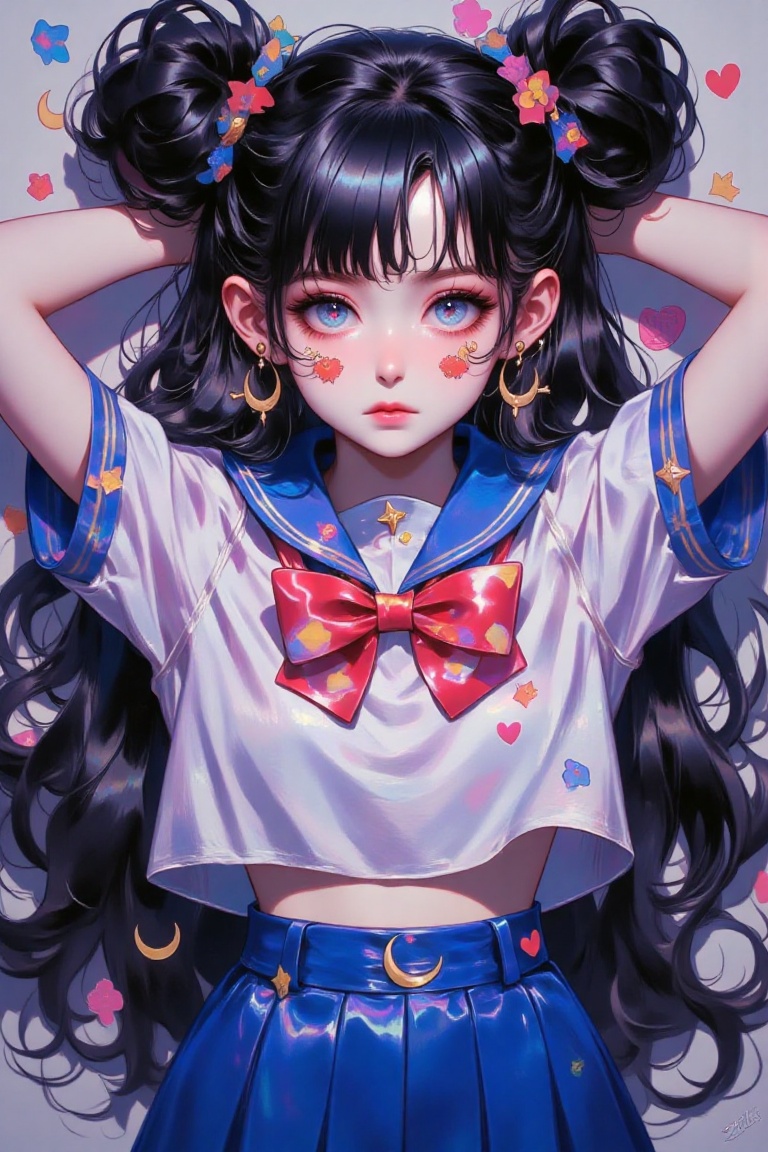 1girl,  solo,  long hair on Tensor.Art