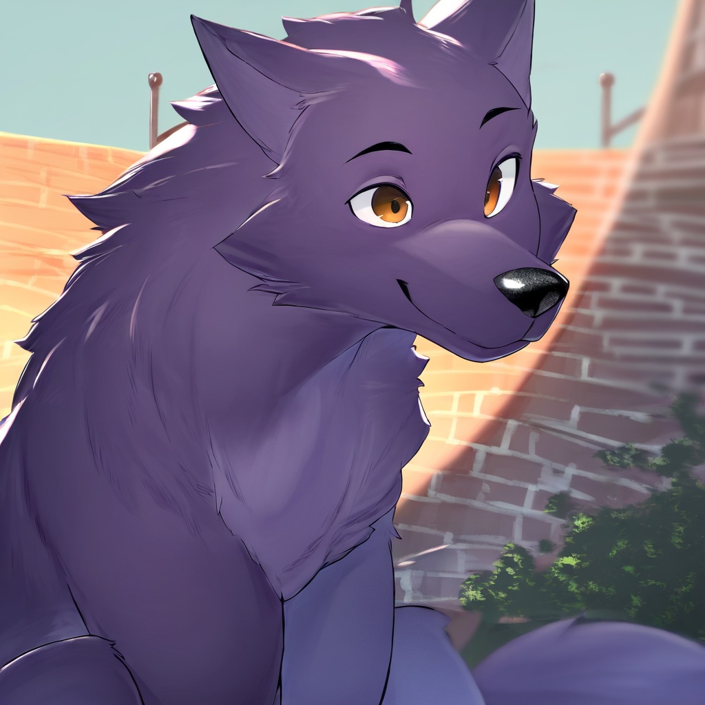yurari yr,  mammal,  canid on Tensor.Art