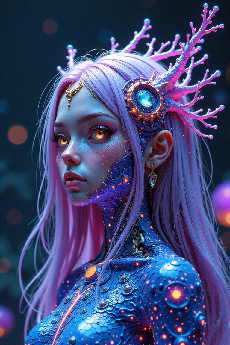 epic cinematic organic photorealistic microscopic shot of a tiny creature,  made of Sophie Crystal,  luxury on Tensor.Art