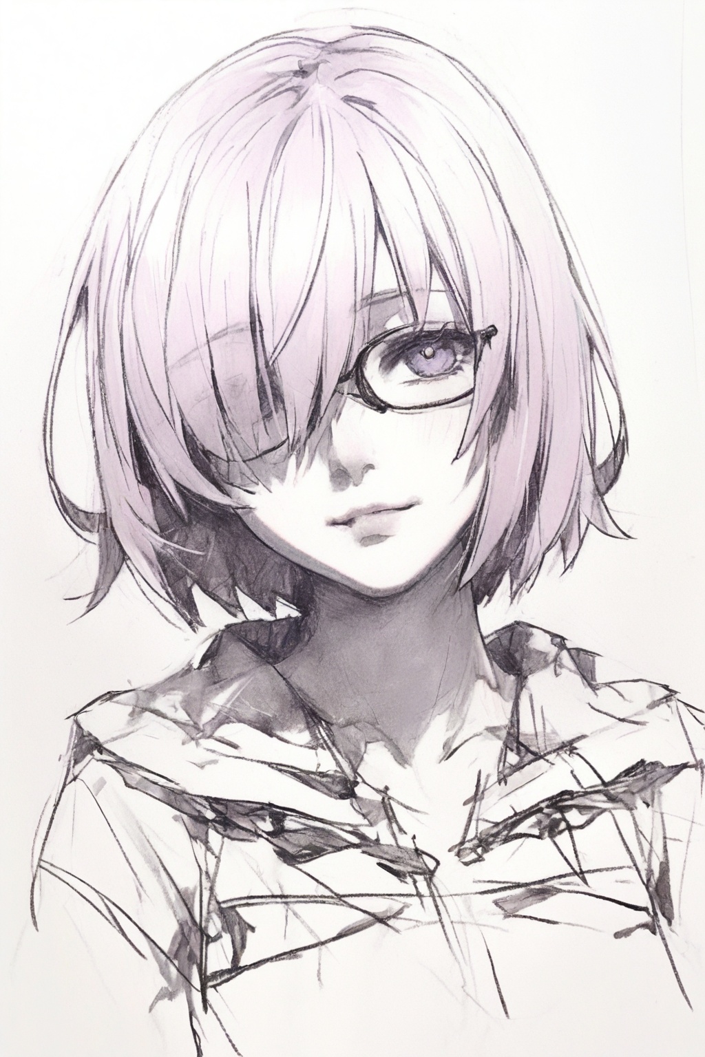 1girl,  mash kyrielight ,  fate/grand order on Tensor.Art